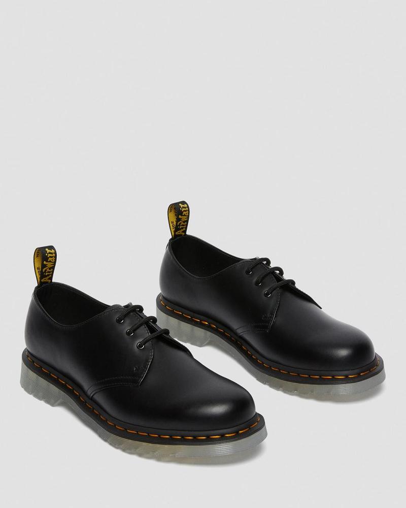 Zapatos Oxford Dr Martens 1461 Iced Smooth Cuero Mujer Negros | MX 442DFM